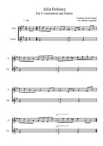 Julia Delaney - E-Minor (For C-Instrument and Guitar)