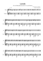 Laredo - G Major (for melody instrument in C and guitar)